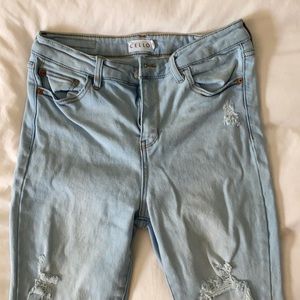 Cello busted knee jeans